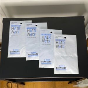 Bunheads FREE w/purchase Capezio NEW Invisible Hair Nets (3/pkg) Dk Brown 4 pks